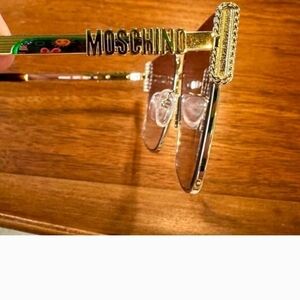 Moschino Gold Frame Sunglasses